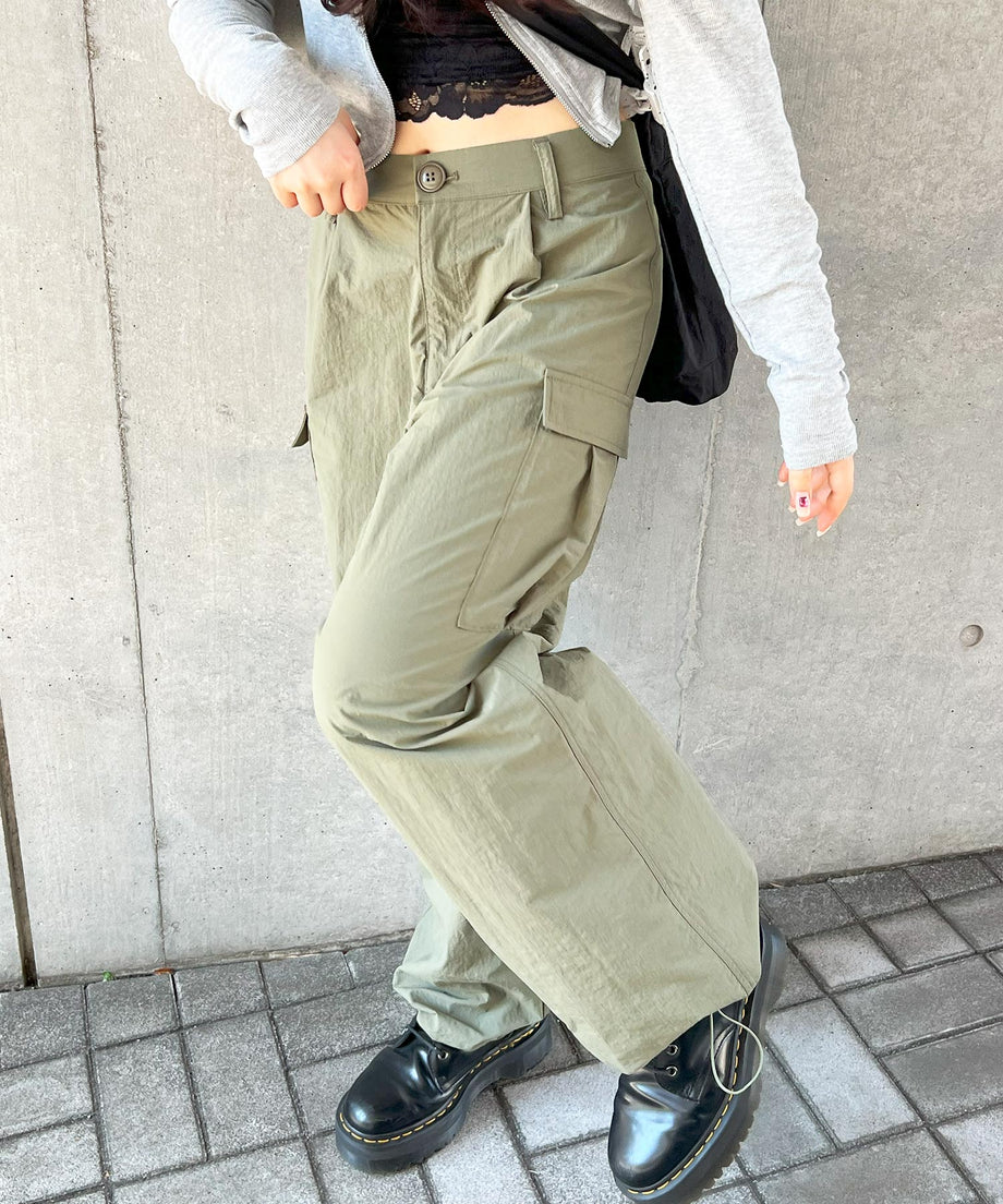 nylon cargo pants